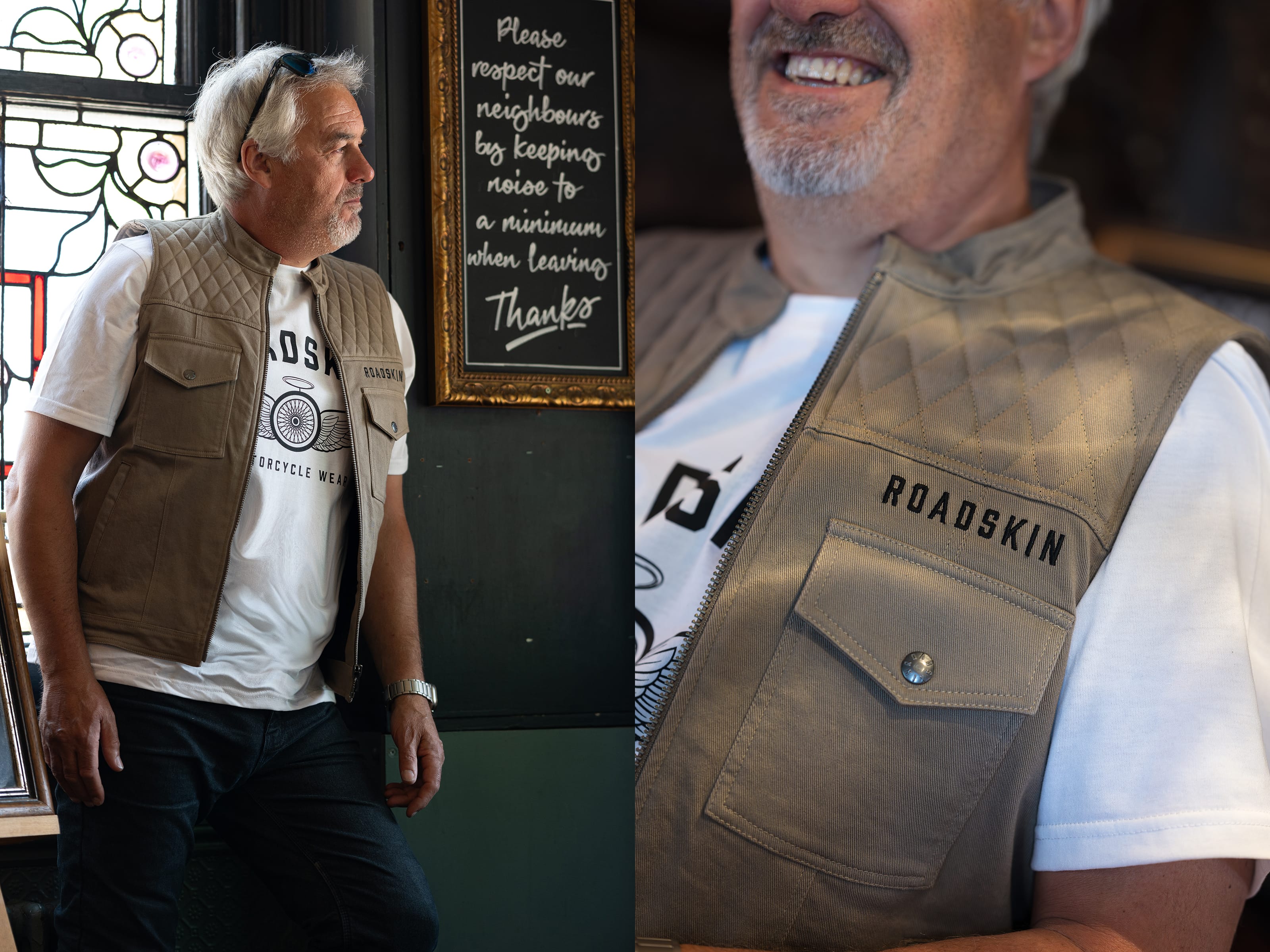 Introducing the armoured Austin motorcycle vest, brand new for summer 2025