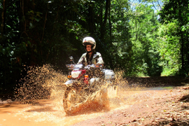 The world's foremost female motorcycle traveller: Adventures in South America