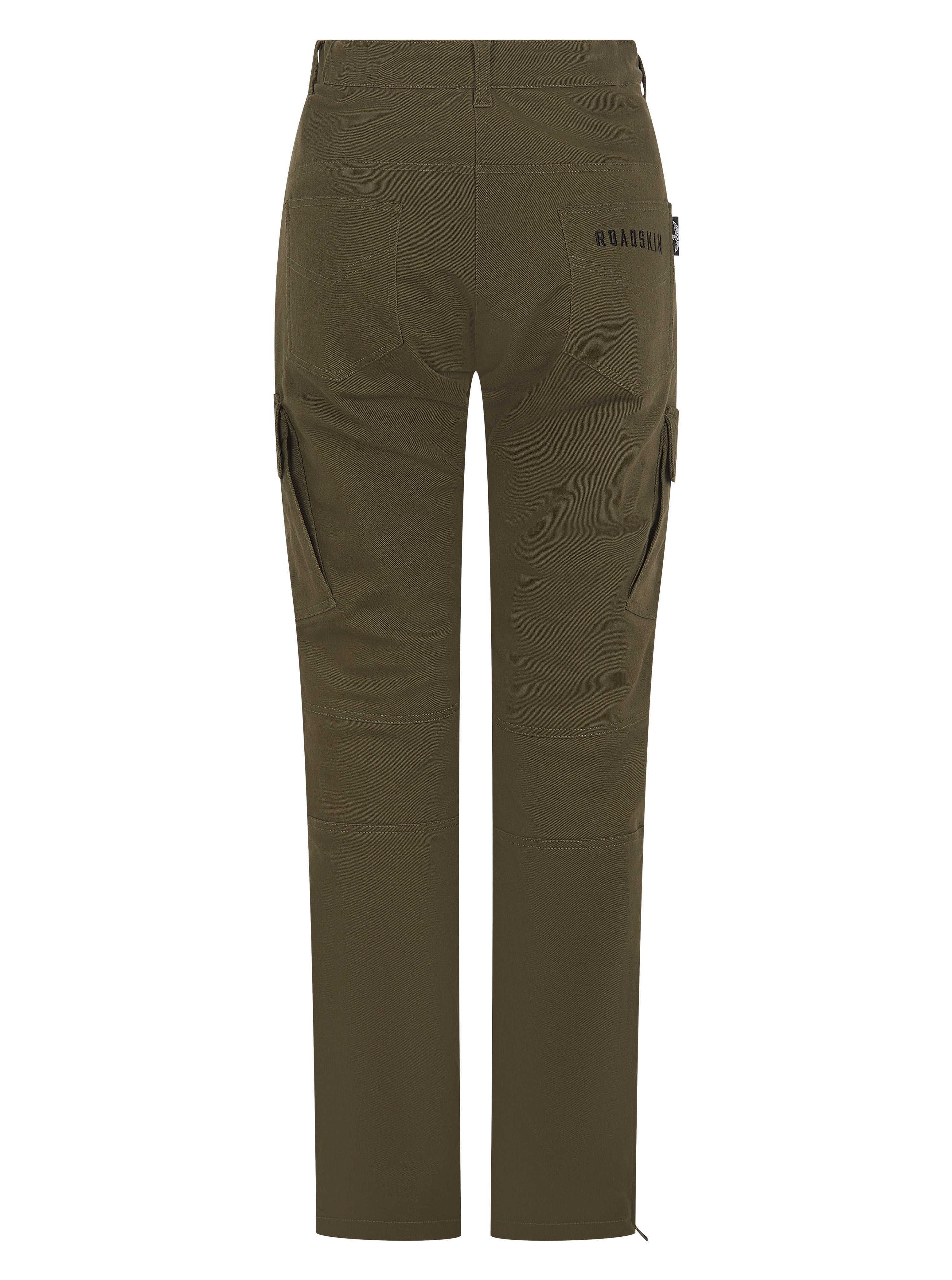 AAA-Rated Ladies' Motorcycle Cargo Trousers – Olive Green