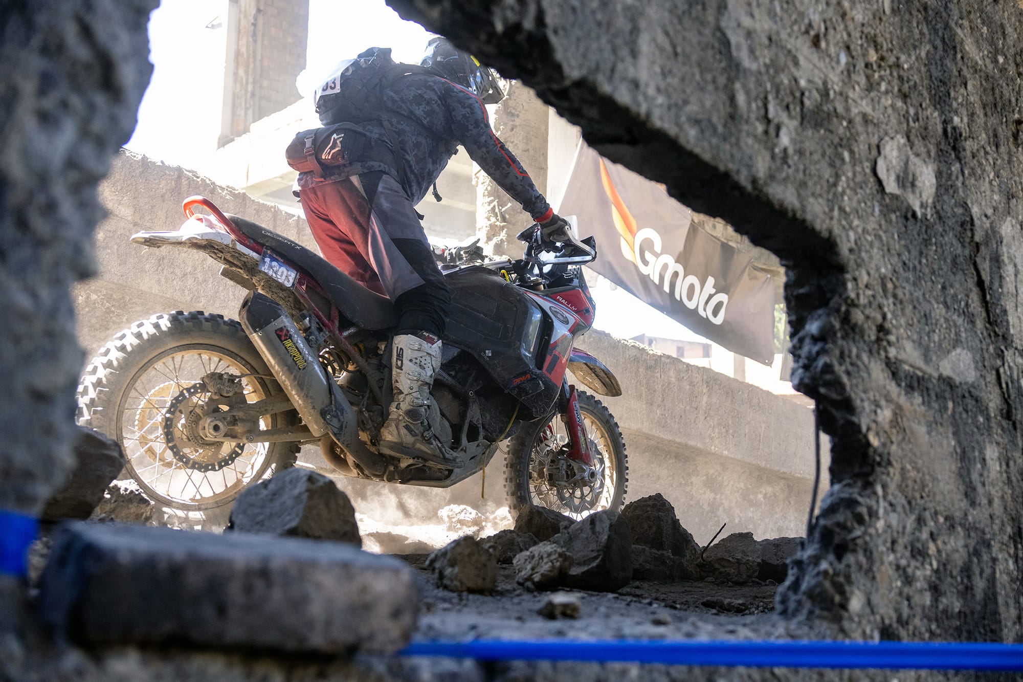 Ian Wilson Riding During The 2026 Red Bull Romaniacs 
