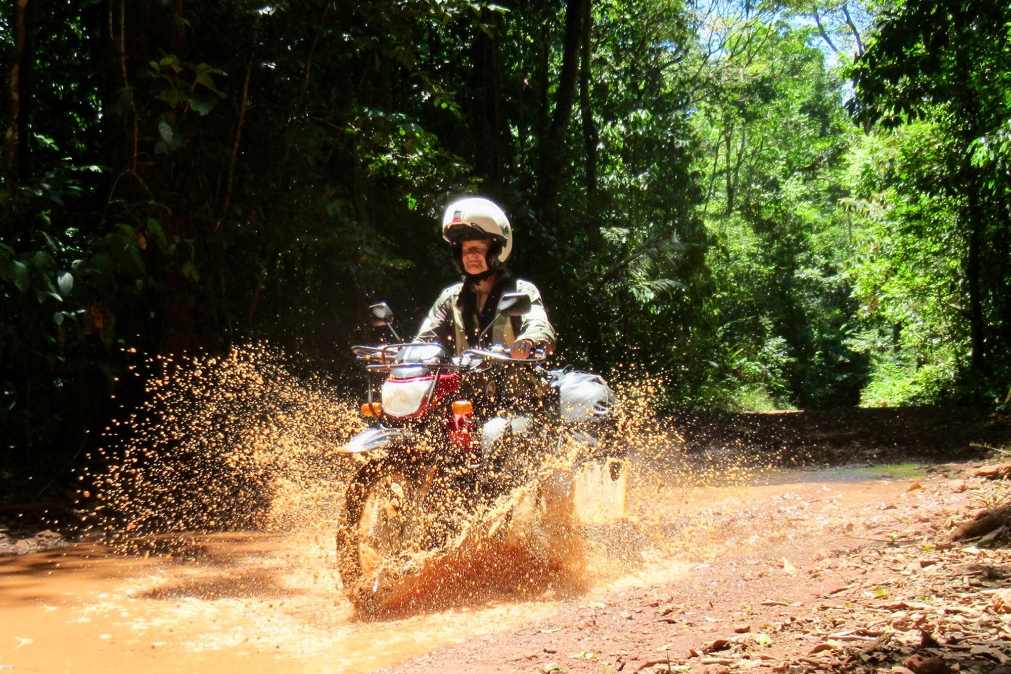 The world's foremost female motorcycle traveller: Adventures in South America