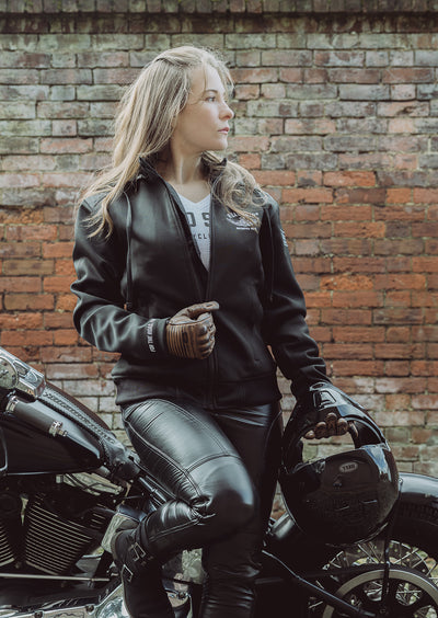 Ladies' AA-Rated Armoured Motorcycle Hoodie - Easyrider II