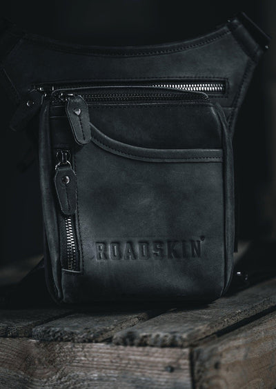 Roadskin Motorcycle Leather Leg Bag