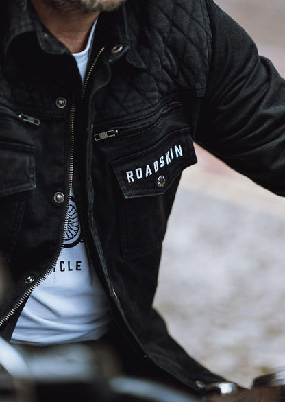 Roadskin® Munro Armoured Motorcycle Shirt - Black